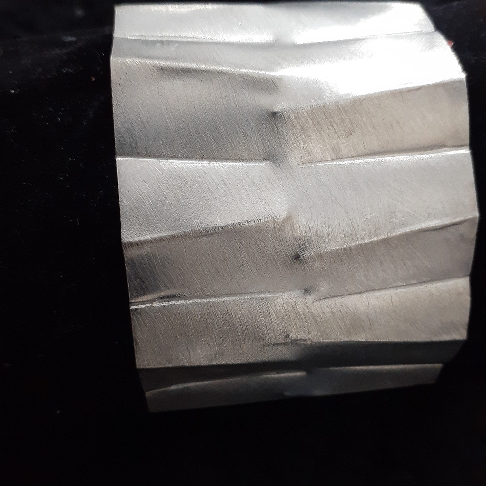 Sterling Silver Cuff Bangle 925 - image 6